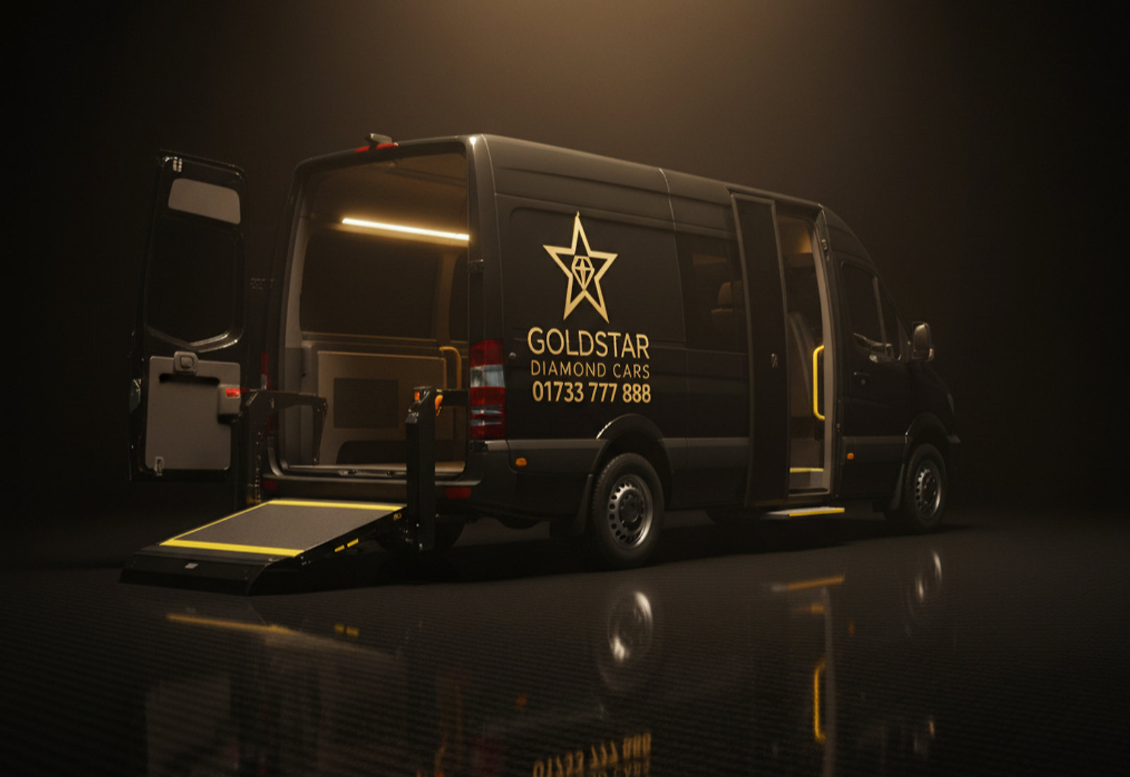 Tail lift minibus